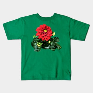 Red Dahlia Dahlinova Kids T-Shirt